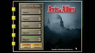 Axis and Allies1998 Full Game Against Myself [upl. by Geralda]