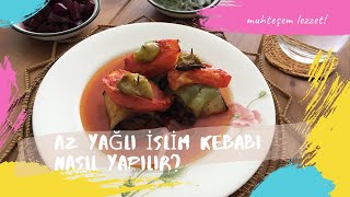 evde  Az Yağlı İslim Kebabı Tarifi  Kürdan Kebabı [upl. by Gnil]