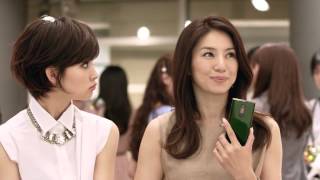 KYOCERA URBANO L01 KYY21 TV Ad 15s 井川遥 剛力彩芽 [upl. by Asilak911]