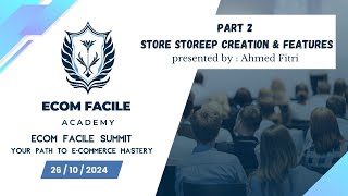 Part 2 store storeep creation amp features [upl. by Arahsat]