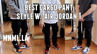 BEST CARGO PANTS w JORDAN 1 HAUL MNML LA [upl. by Eunice97]