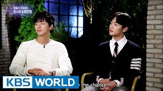 Guerrilla Date with Yoon Siyoon amp Kim Minjae Entertainment Weekly  20170612 [upl. by Alhahs]