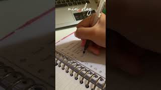 study time vlog minivlog adayinmylife aesthethicvlog [upl. by Gurolinick254]