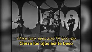 All my loving  The Beatles LYRICSLETRA Original Video [upl. by Retsek]