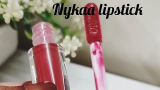 Nykaa lipstick 😍 shade boss babe skincare viralshort makeup lipstick nykaa [upl. by Eintihw958]