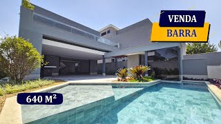 BARRA DA TIJUCA ALPHAVILLE NOVÍSSIMA PROPRIEDADE 640M² LAZER PRIVATIVO  CLUBE 5 QUARTOS 4 VAGAS [upl. by Haleeuqa259]