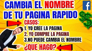 Cómo CAMBIAR el NOMBRE en FACEBOOK sin tener que ESPERAR 60 DIAS 2023Cambiar mi nombre en facebook [upl. by Rodablas]