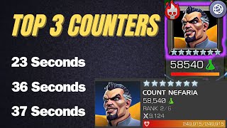 Top 3 counters of Count Nefaria Easy solo fights hearthacker mcoc [upl. by Halladba]