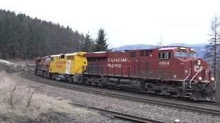 Skeena Pacific 2270 CPKC Train 400 Mile 874 Shuswap Sub Squilax BC 20241204 0840hrs [upl. by Croft989]