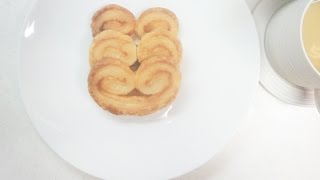 페이스트리 쿠키 팔미에 Palmier  elephant ears cookie  recipe how to [upl. by Arondel]