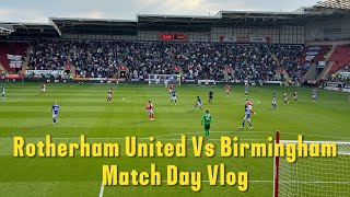 Rotherham United 02 Birmingham City Vlog  202425 [upl. by Danyelle]