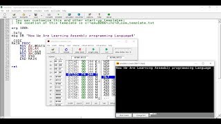 How to Print String in Assembly Language 8086 [upl. by Gardal]