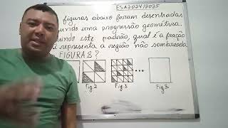 Questão da ESA 20242025 progressão geométrica [upl. by Nemaj]