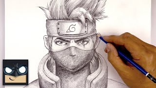 How To Draw Kakashi  Sketch Tutorial [upl. by Yenruogis]