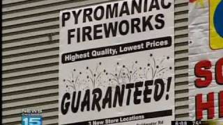 Fireworks Store Reopens After Fire Destroyed It Last Year [upl. by Ainecey]