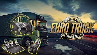 EURO TRUCK COM VOLANTE G25  PRIMEIRA VIAGEM [upl. by Nolrak147]