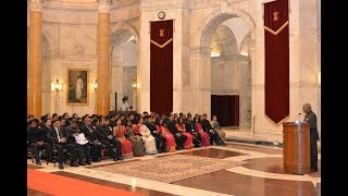 President Kovind addresses IAS officers of the 2016 batch at Rashtrapati Bhavan [upl. by Borszcz]