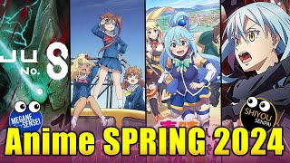 Daftar Anime Spring 2024 Baku Hantam Anime Bagus  Bareng Shiyou [upl. by Leonidas162]