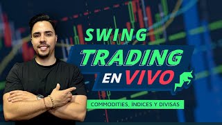 🔴 Trading En Vivo Forex Commodities Acciones Swing Trading [upl. by Theodore]