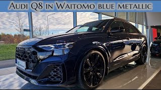 NEW COLOR 2025 Audi Q8 TFSIe 490hp in Waitomo blue [upl. by Wenn868]