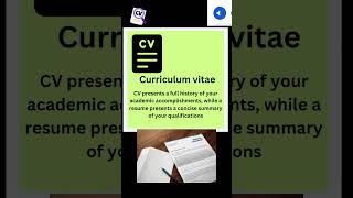 CVCurriculum vitae  meaning amp pronunciation [upl. by Notnil]