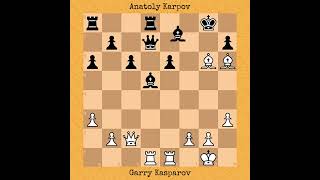 Kasparov vs Karpov  World Championship Match game 48 198485 chess chessgame [upl. by Killoran]