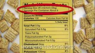 Nutrition Labels 101 What is a serving size and how do I calculate calories [upl. by Vil795]