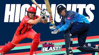 Salt and Brook Star In Roses Classic  Lancashire v Yorkshire  Highlights  Vitality Blast 2022 [upl. by Cathleen]