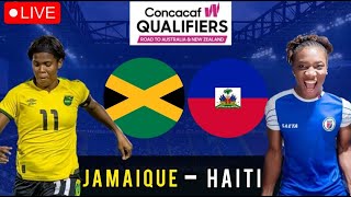 JAMAIQUE VS HAITI  LIVE CONCACAF WOMENS CHAMPIONSHIP 2022 OSEYANI NOU PRALE [upl. by Malkin]