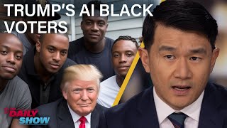 Trumps AI Attempt to Lure Black Voters amp Kyrsten Sinemas Surprise Announcement  The Daily Show [upl. by Ayvid811]