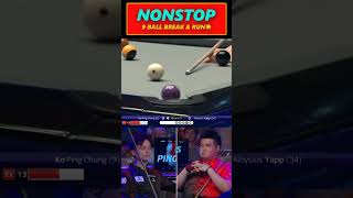 Nonstop 9 Ball Break amp Run 🤫🧏🏽‍♂️🗿 [upl. by Shandra]