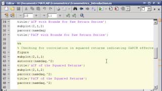 Introduction to Econometrics Toolbox in MATLAB [upl. by Yren]