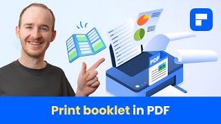 How to Print Booklet in PDF [upl. by Annej]