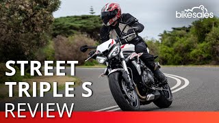 2020 Triumph Street Triple S Review  bikesales [upl. by Ydroj]