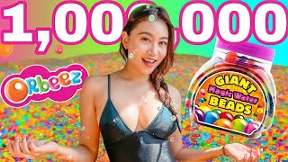 1000000 Orbeez In A Jacuzzi  Giant Orbeez [upl. by Nostaw629]