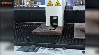 12kw fiber laser cutting machine in Greece [upl. by Cloots]