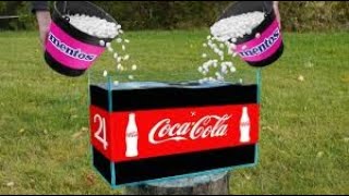 Coca cola and Mints reaction🔥 Cocacola Vs Mint Experiment Videoshorts [upl. by Aeneus]