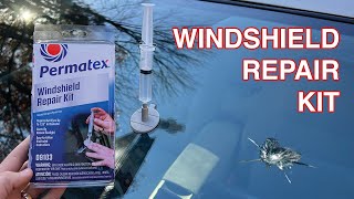 How To Fix A Windshield Crack Using Permatex Windshield Repair Kit [upl. by Rachaba693]