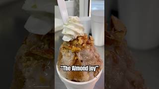 “The Almond joy” is now a full time menu item snacks shavedice sweettooth food desert [upl. by Aneem]