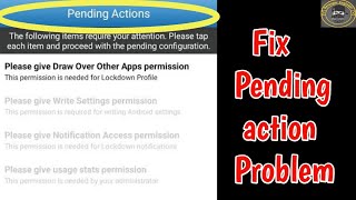 How to Fix Pending Actions and Grant Permissions Problem in MobiControl  Mobicontrol Pending action [upl. by Eatton]