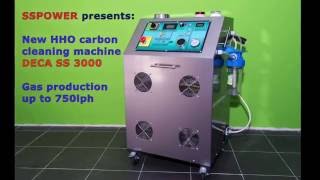 HHO Decarbonization  Engine Carbon Cleaning Machine Operating presentation [upl. by Schilt]