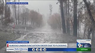 Flooding causes Ruidoso residents to evacuate again [upl. by Ajram701]