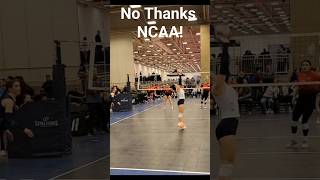 Why did the NCAA change the double rule libero volleyball setting [upl. by Nagud855]