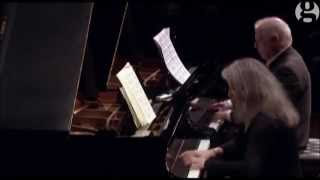 Martha Argerich and Barenboim 2015 Mozarts Sonata K448 in D for Two Pianos FINALE [upl. by Scevo]