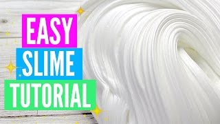 Easy How To Make Slime Tutorial For Beginners [upl. by Dlonra823]