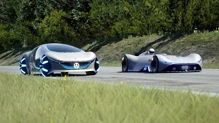 MercedesBenz Vision EQ Silver Arrow vs MercedesBenz Vision AVTR vs Bugatti VGT vs Kawasaki Ninja H [upl. by Sillad]