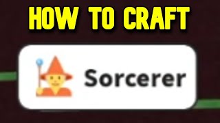 Drag to Combine  How to Make a Sorcerer Roblox [upl. by Josephine]