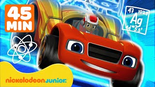 Blaze et les Monster Machines  Le marathon scientifique de Blaze   45 minutes  Nickelodeon Jr [upl. by Lipscomb]