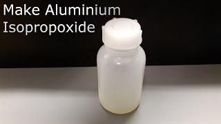 Making Aerogel At Home Part 1 Aluminium Isopropoxide Fail [upl. by Kowal]