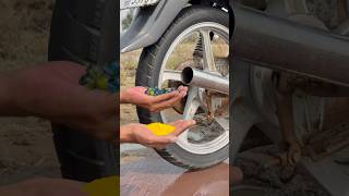 Overload Bike silencer 😅😅 funny automobile ytshorts [upl. by Raamal]